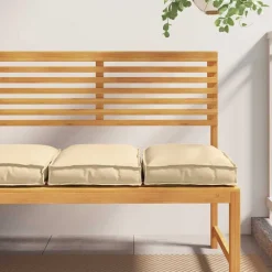 vidaXL Kissen 2 pcs Beige 40 x 40 x 8 cm Oxford-Stoff