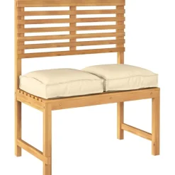 vidaXL Kissen 2 pcs Beige 40 x 40 x 8 cm Oxford-Stoff