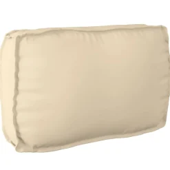 vidaXL Kissen Beige 70 x 40 x 12 cm Oxford-Stoff