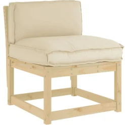 vidaXL Kissen Beige 70 x 40 x 12 cm Oxford-Stoff