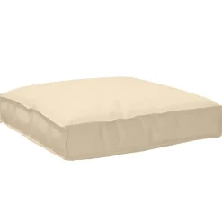 vidaXL Kissen Beige 80 x 80 x 12 cm Oxford-Stoff