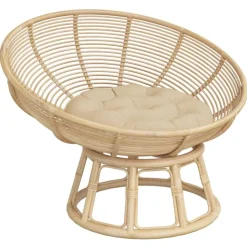 vidaXL Kissen Rund Beige Ø 60 x 11 cm Oxford-Gewebe