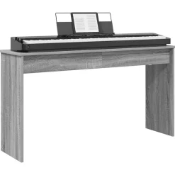 vidaXL Klavierständer Graues Sonoma 120 x 32 x 64 cm Holzwerkstoff