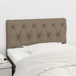 vidaXL Kopfteil Taupe 80x7x78/88 cm Stoff