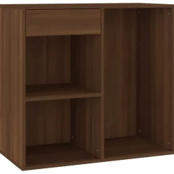vidaXL Kosmetikschrank Braun Eichen-Optik 80x40x75 cm Holzwerkstoff