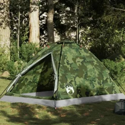 vidaXL Kuppel-Campingzelt 2 Personen Tarnmuster Wasserdicht
