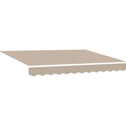 vidaXL Markisenersatzstoff Beige 235 x 195 cm Polyester