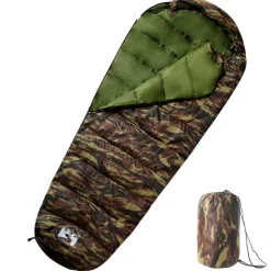 vidaXL Mumienschlafsack für Erwachsene Camping 3 Jahreszeiten