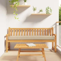 vidaXL Palettenkissen Beige 180 x 40 x 8 cm Oxford-Stoff