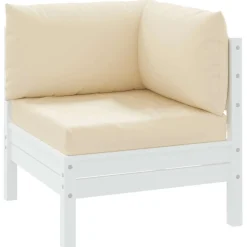 vidaXL Palettenkissen 3-tlg. Beige Oxford-Gewebe
