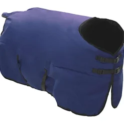 vidaXL Pferdedecke Dunkelgrün und Schwarz 75 cm Polyester