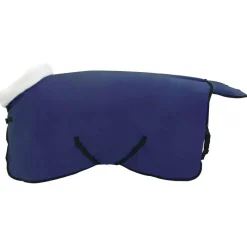 vidaXL Pferdedecke Marineblau 75 cm Polarfleece