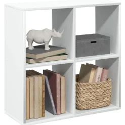 vidaXL Raumteiler-Bücherregal Grau Sonoma 69,5x29x137,5 cm