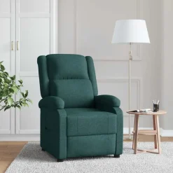 vidaXL Relaxsessel Dunkelgrün Stoff