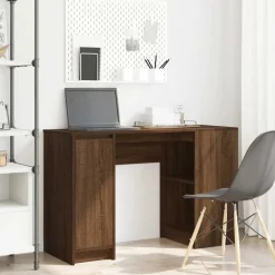 vidaXL Schreibtisch Braun Eichen-Optik 120x42x76 cm Holzwerkstoff
