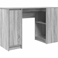 vidaXL Schreibtisch Grau Sonoma 120x42x76 cm Holzwerkstoff