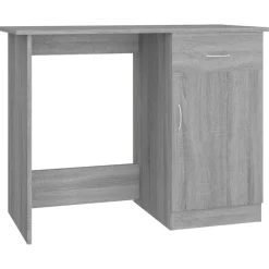vidaXL Schreibtisch Grau Sonoma 100x50x76 cm Holzwerkstoff