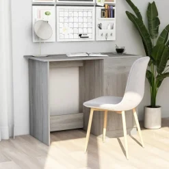 vidaXL Schreibtisch Grau Sonoma 100x50x76 cm Holzwerkstoff