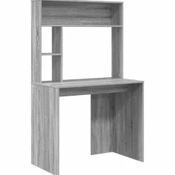 vidaXL Schreibtisch Graues Sonoma 91 x 50 x 149 cm Holzwerkstoff