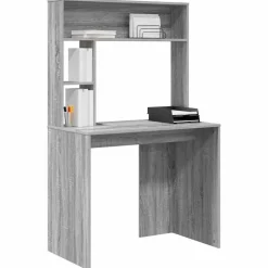 vidaXL Schreibtisch Graues Sonoma 91 x 50 x 149 cm Holzwerkstoff