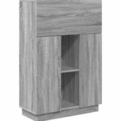 vidaXL Schreibtisch Graues Sonoma 71.5 x 31.5 x 106.5 cm Holzwerkstoff