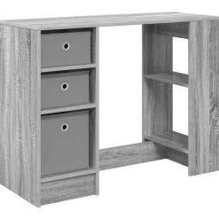 vidaXL Schreibtisch Graues Sonoma 100 x 40 x 75 cm Holzwerkstoff