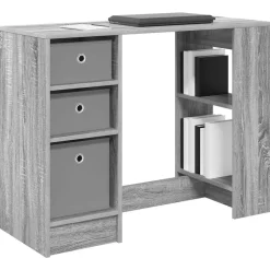 vidaXL Schreibtisch Graues Sonoma 100 x 40 x 75 cm Holzwerkstoff