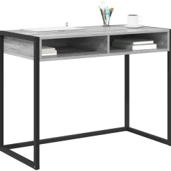 vidaXL Schreibtisch Graues Sonoma 100 x 50 x 75 cm Holzwerkstoff