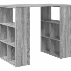 vidaXL Schreibtisch Graues Sonoma 90 x 50 x 75 cm Holzwerkstoff