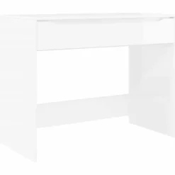 vidaXL Schreibtisch Hochglanz Weiß 100 x 50 x 78 cm Holzwerkstoff