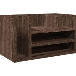 vidaXL Schreibtisch-Organizer Braun Eiche 44,5x24x25 cm Holzwerkstoff