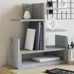 vidaXL Schreibtisch-Organizer Grau Sonoma 49x20x52,5 cm Holzwerkstoff