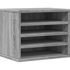 vidaXL Schreibtisch-Organizer Grau Sonoma 36x26x29,5 cm Holzwerkstoff