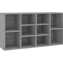 vidaXL Schuhbank Grau Sonoma 103x30x55 cm Holzwerkstoff