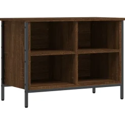 vidaXL Schuhregal Braun Eichen-Optik 69x35x50 cm Holzwerkstoff