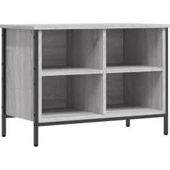 vidaXL Schuhregal Grau Sonoma 69x35x50 cm Holzwerkstoff