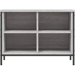 vidaXL Schuhregal Grau Sonoma 69x35x50 cm Holzwerkstoff