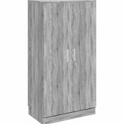 vidaXL Schuhschrank Grau Sonoma 55x35x108 cm Holzwerkstoff