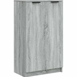 vidaXL Schuhschrank Grau Sonoma 59x35x100 cm Holzwerkstoff
