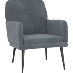 vidaXL Sessel Dunkelgrau 62x79x79 cm Samt