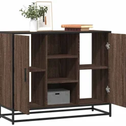 vidaXL Sideboard Braun Eichen-Optik 92x35x76 cm Holzwerkstoff