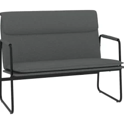 vidaXL Sitzbank Dunkelgrau 100x64x80 cm Stoff