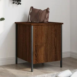 vidaXL Sitzbank mit Stauraum Braun Eichen-Optik 40x42,5x50 cm Holzwerkstoff