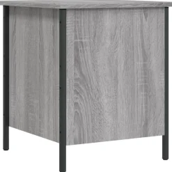 vidaXL Sitzbank mit Stauraum Grau Sonoma 40x42,5x50 cm Holzwerkstoff