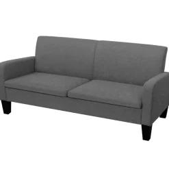 vidaXL 3-Sitzersofa 180 x 65 x 76 cm Dunkelgrau