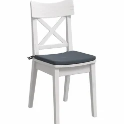 vidaXL Sitzkissen 4 pcs Dunkelgrau 40 x 40 x 3 cm Samt