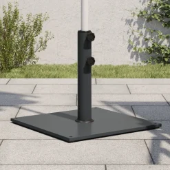 vidaXL Sonnenschirmständer Ø32/38/48 mm Mast 17 kg Quadratisch