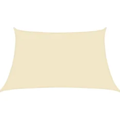 vidaXL Sonnensegel 160 g/m² Creme 3/4x2 m HDPE