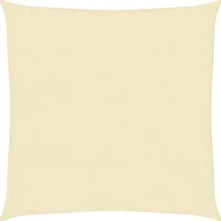 vidaXL Sonnensegel HDPE Quadratisch 3,6x3,6 m Creme