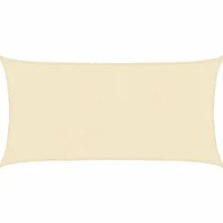 vidaXL Sonnensegel HDPE Rechteckig 2x4 m Creme